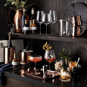 Bandeja de servicio de cobre decorativa para habitación de último diseño, límite hecho a mano texturizado martillado Rectangular personalizado para hogar y hoteles - Product Image 5