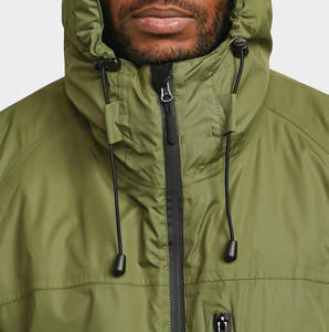 แจ็กเก็ตกันลมระบายอากาศของผู้ชายเสื้อคลุมกันลมกันน้ำมีซิปสำหรับเดินป่ากันฝนตั้งแคมป์ตกปลากลางแจ้งดีไซน์ตามสั่ง - Product Image 3