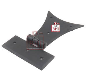 Charnière papillon semi-finie noire thermolaquée (100x65mm) – Charnières de porte, charnières pour armoires, accessoires de meubles, cadre de lit king size - Product Image 4