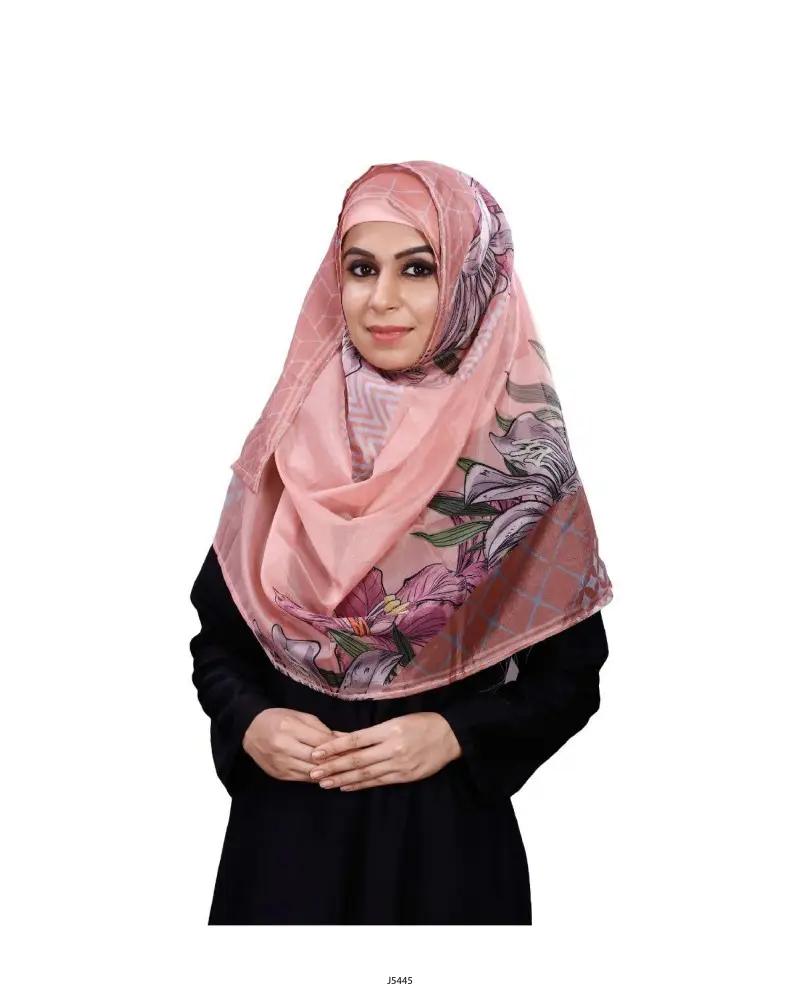 Versandfertig Luxus-Markenfleck Seidenschal Damen Paschminaschals Bandana-Haarschal chiffon Foulard Hijab Schals und Schalen