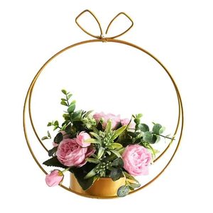 Luxury Metal <b>Planter</b> Enamel Powder Coated Antique Flower Pots & <b>Planters</b> With <b>Gold</b> Stand Customized <b>Planters</b> in Cheapest Price - Product Image 4