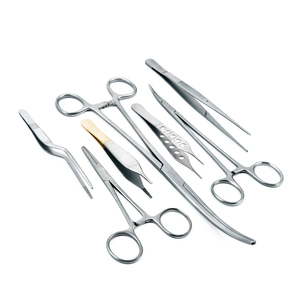 Ensemble d'instruments de pratique chirurgicale en acier inoxydable pour pansements de chirurgie mineure de base pour la formation - Product Image 3
