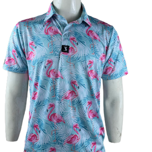 Polo de Golf Atlético de Lujo y Alto Rendimiento, de Alta Calidad, Secado Rápido, Corte Ajustado, Jersey con Estampado por Sublimación Completo, Manga Corta - Product Image 1