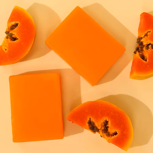 สบู่สำหรับอาบน้ำที่ทำให้ผิวขาวใสของมะละกอสินค้าตราถมผิวแทนสบู่ขัดผิวและบำรุงผิวกายสำหรับใช้ในชีวิตประจำวัน - Product Image 3