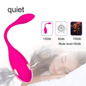 Vibratore Indossabile per Punto G Femminile con Controllo Remoto <span class=keywords><strong>Wireless</strong></span> via App, 9 Frequenze di Vibrazione, 3 Modalità di Elettrostimolazione, Ricaricabile e Impermeabile IPX7 - Product Image 6