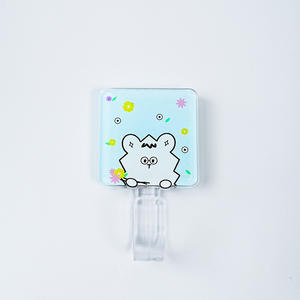 ตะขอแขวนอะคริลิคหลากสีเรืองแสงตัวจัดระเบียบโปร่งใสชัดเจนสำหรับสำนักงานและใช้ในครัวเรือนที่ทันสมัย - Product Image 1