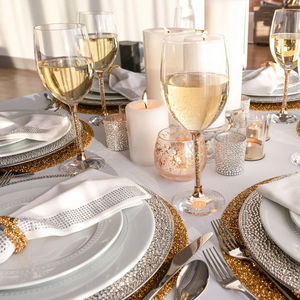 Perles de cristal artisanales bougeoir décoration porte-lumière de thé décor de mariage pièce maîtresse forme ronde support élégant - Product Image 6