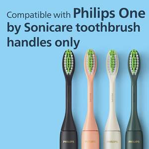 Cabezales de cepillo Philips One by Sonicare, paquete de 2, blancos BH1022/07 - Product Image 2