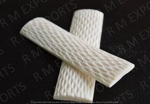 Nouvelles poignées de couteau artisanales en os à motif de sculpture, écologiques, pour décoration de mariage et cadeau - Product Image 2