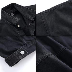 เสื้อแจ็กเก็ตยีนส์สำหรับผู้ชายระบายอากาศได้ดีเสื้อแจ็กเก็ตยีนส์ไซส์ใหญ่พิเศษผลิตในปากีสถานออกแบบโลโก้ได้ตามต้องการ - Product Image 2