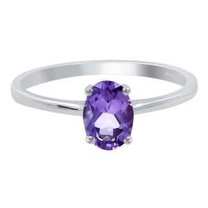 Precioso anillo de amatista hecho a mano 925 Plata de Ley sólida Color Azul forma ovalada 925 Plata estampada joyería de plata hecha a mano - Product Image 1
