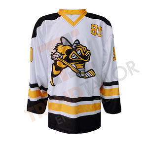 Jersey de Hockey sobre Hielo Sublimado con Diseño Personalizado al por Mayor 2025 - Product Image 4