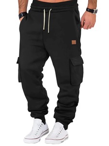 Personalizar Diseño Multi-Bolsillos Hombres Pantalones con estilo Casual Venta al por mayor de los hombres Pantalones de algodón orgánico de secado rápido Cargo Jogger - Product Image 4