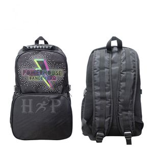 Glitter Cheerleading Dance <b>Backpack</b> for Girls High Capacity Sports Organizer Lightweight Material Reinforced Stitching <b>Backpack</b> - Product Image 1