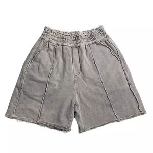 <b>Top</b> Quality Wholesale High Quality Designer <b>Distressed</b> French Terry Cotton Sweat Jogger Shorts - Product Image 3