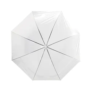 Ombrello Promozionale Automatico Trasparente POE Personalizzato per Gadget - Product Image 2