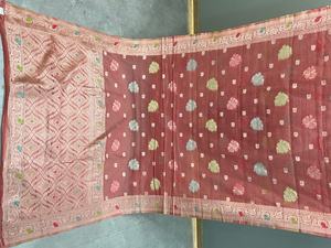 Saris classiques Rajbhog très demandés, texture riche, motifs traditionnels indiens pour femmes, séchage rapide, mélange de brillance compétitif, assortiment complet - Product Image 2