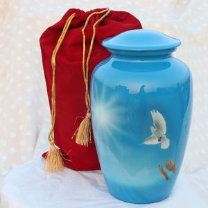 Urna de cremación impresa para adultos más vendida, urna conmemorativa de estilo americano para cenizas, fabricada y suministrada por HHO - Product Image 5