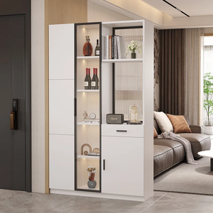 Meuble d'entrée minimaliste moderne, séparateur de porte d'entrée, écran de séparation de salon, meuble à chaussures de luxe pour couloir, nouveau design de mobilier - Product Image 3