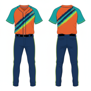 Nouveau design 2026 Maillot de baseball Uniforme 100% Polyester Maille légère Respirant Séchage rapide Nom et numéro personnalisables Vente en gros Très demandé - Product Image 4