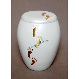 Urnas de cremación funeraria clásicas chapadas en oro y plata de aluminio de gran tamaño de Metal de la mejor calidad, urnas de lujo de diseñador Vintage - Product Image 4