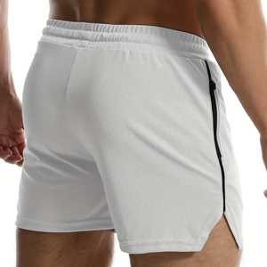 Short de sport pour hommes de haute qualité séchage rapide coton Polyester brodé Logo décontracté poches latérales anti-rides short de bain - Product Image 1