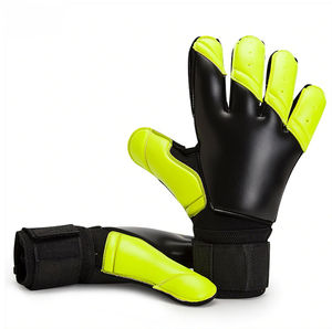 Gants de gardien de but en cuir pour adultes, fournisseur direct d'usine, latex intégral, doigts amovibles, antidérapants, ajustables, à enfiler - Product Image 6
