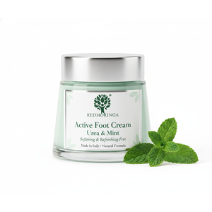 Baume pour les pieds naturel certifié GMP RedMoringa 75 ml, testé dermatologiquement, formule adoucissante, étiquette privée OEM - Product Image 1
