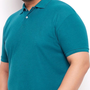 Polo de golf pour hommes grande taille 95% coton 5% Spandex pour polo nouveau design solide motif manches courtes respirant et prix bon marché - Product Image 5