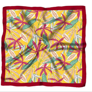 Lightweight Vintage Style <b>Square</b> <b>Scarf</b> Women Casual Business Wear Bohemian Floral Geometric Dot Pattern <b>Silk</b> Scarfs in 2026 - Product Image 1