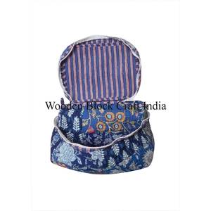 Bag Your Essentials Multipurpose Cotton <b>Cosmetic</b> <b>Organizer</b> Vanity Bags Eco-Friendly Travel Storage Makeup Pouches Kit - Product Image 3