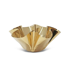 Hot Selling Gold Metal <b>Chocolate</b> Bowl Creative Tabletop <b>Wedding</b> Decor Polished Finish Factory Price Dessert Server Ware - Product Image 5
