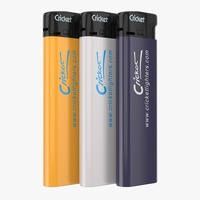 Briquet à gaz butane en plastique rechargeable, écologique, flamme réglable, fiable, vente en gros, prix d'usine, idéal pour les cadeaux promotionnels