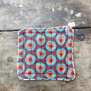 ถาดรองน้ำชาผ้าคอตตอนบุผ้าพิมพ์ลายทนทานทนทานทนทานต่อการใช้งานพร้อมท่อหม้อร้อนอุปกรณ์เสริมสำหรับเครื่องดื่ม - Product Image 4