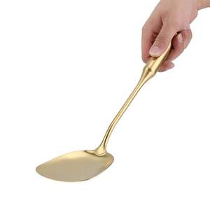 Ensemble de louches de service en laiton traditionnel Ensemble de louches culinaires en laiton pur Ensemble de 5 louches artisanales en laiton - Product Image 4