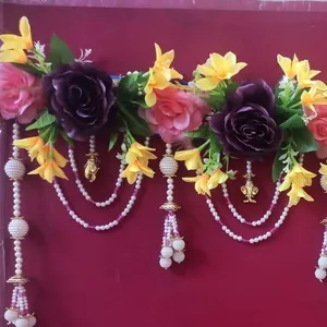 传统手工棉班达瓦尔主门庙门挂壁挂排灯节家居婚礼装饰