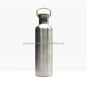 350ml 500ml 750ml logotipo personalizado boca ancha Acero inoxidable Bpa libre deportes botella de agua con asa Metal Sipper para gimnasio Fitness - Product Image 3