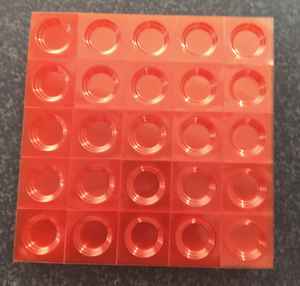 Plateaux de blisters médicaux de qualité alimentaire en plastique PET orange Emballage écologique pour le stockage - Product Image 1