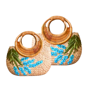 Sac à main artisanal de qualité supérieure en jacinthe d'eau élégant sac pour femme écologique pour femme sacs à main pour femme sacs à main - Product Image 1