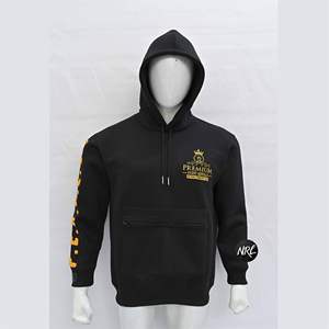 Sweat à capuche en tissu polaire décontracté imprimé surdimensionné Pull à épaules tombantes de couleur unie avec manches longues Vêtements de sport d'hiver respirants - Product Image 1