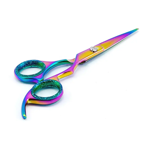 Tijera de pelo J2 japonesa profesional arcoíris, éxito de ventas, tijera de peluquero de acero inoxidable de alta calidad con hoja afilada con logotipo personalizado - Product Image 2