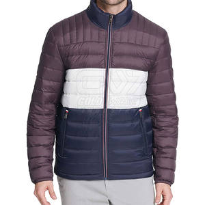 Vestes bouffantes à séchage rapide à bas prix pour hommes veste à manches longues pour hommes avec vestes bouffantes imprimées de logo personnalisé - Product Image 1