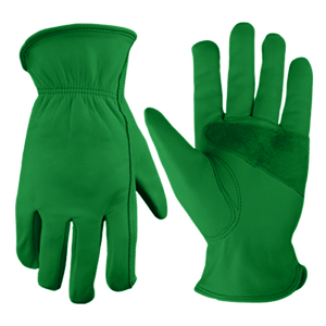 Gants en cuir grainé renforcé JNM SAFETY - Antistatiques, résistants à la chaleur, antidérapants, durables, avec serrage élastique pour usage industriel - Product Image 6