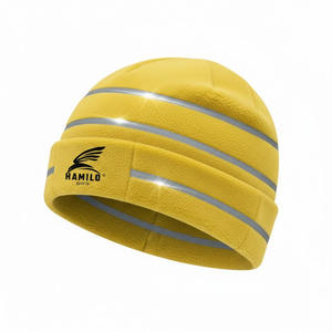 Unisex <b>Beanie</b> Caps in Black Color Travel Ready Breathable <b>Waterproof</b> Adjustable Wholesale Caps with Your Own Logo - Product Image 2