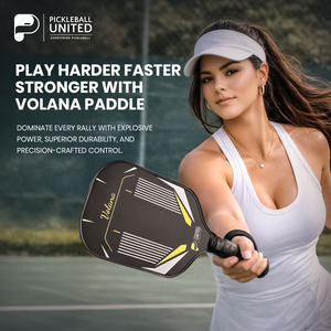 ไม้พายฝึกซ้อม Pickleball United Volana T-700 คาร์บอนไฟเบอร์ 18k พร้อมคาร์บอน 3k และ 18k  รับรองมาตรฐาน แกนรังผึ้ง PP - Product Image 6