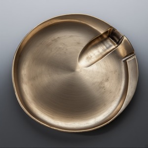 Modern Metal Cigar <b>Ashtray</b> <b>with</b> Artistic Detailing Windproof <b>Lid</b> Eco-Friendly & Durable for <b>Outdoor</b> Garden and Balcony Use - Product Image 6