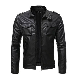 Veste en cuir véritable de haute qualité, vestes en cuir de créateur, nouvelles vestes en cuir personnalisées pour hommes, style de veste pour hommes - Product Image 1