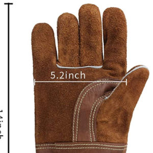 Gants de soudage exigeants | Meilleur fabricant Logo personnalisé Gants de soudage de bonne qualité - Product Image 3