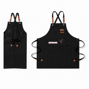 Delantal de Lona de Algodón Personalizable sin Mangas para Adultos, Transpirable, Resistente a las Manchas, Duradero, para Hostelería, con Impresión - Product Image 1