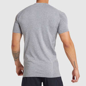 Camiseta de Hombre de Manga Corta y Larga Personalizada de Alta Calidad 100% Algodón, Impresión de Logotipo OEM, Secado Rápido y Transpirable, Superventas - Product Image 4